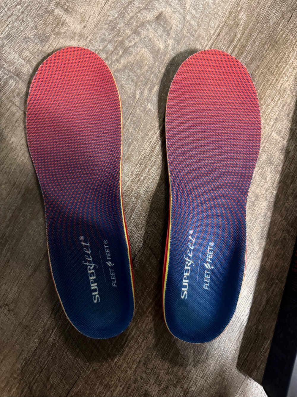 Fleet Feet SuperFeet Run Dynamic Cushion High Arch Insoles Size C - Picture 2 of 3